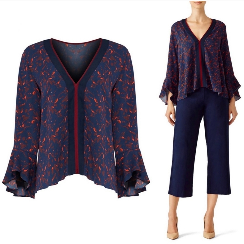 Tanya Taylor Silk Blouse